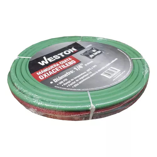 MANGUERA CUATA PARA OXIACETILENO