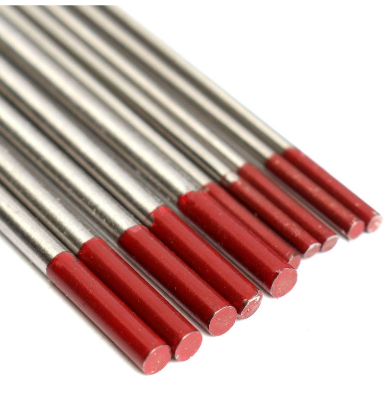 ELECTRODO DE TUNGSTENO ROJO 2% THORIO